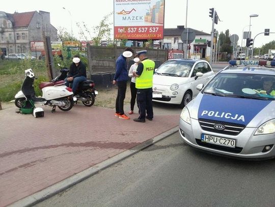 14-latek wjechał pod samochód