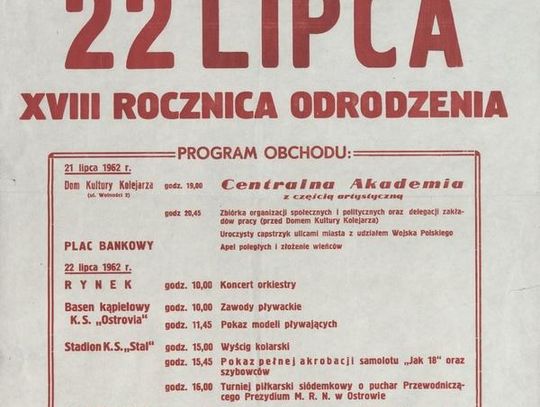 22 lipca 1960 w Kaliszu…