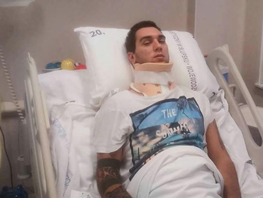 26-letni sportowiec na wakacjach złamał kręgosłup. Potrzebna pomoc!