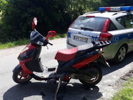 3 promile i sądowy zakaz nie przeszkadzał mu w kierowaniu motorowerem