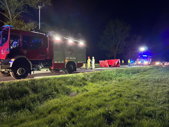 Makabryczny wypadek na motocyklu. Dwóch młodych Ukraińców spłonęło