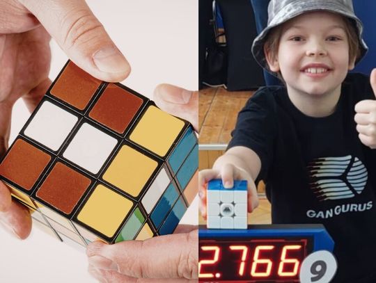 9-latek z Gdańska ułożył kostkę Rubika w rekordowym czasie