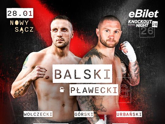 Adam Balski w walce wieczoru gali Knockout Boxing Night 26