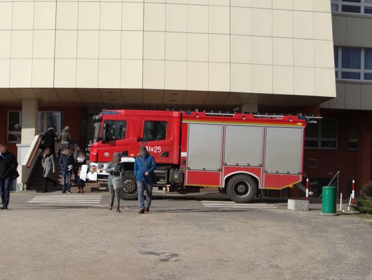 Alarm pożarowy w „Okrąglaku” ZDJĘCIA