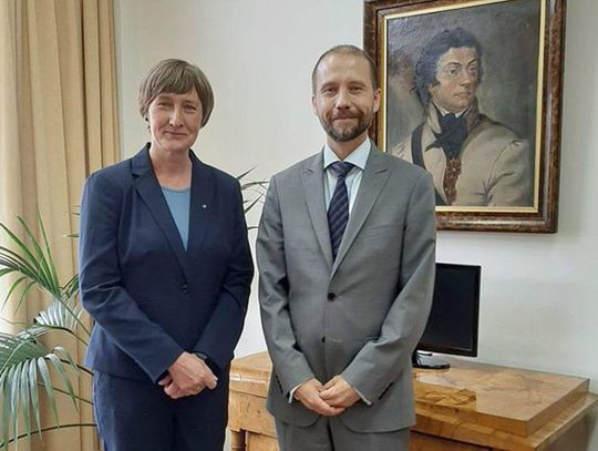 Ambasador RP w Australii pozdrawia mieszkańców powiatu kaliskiego