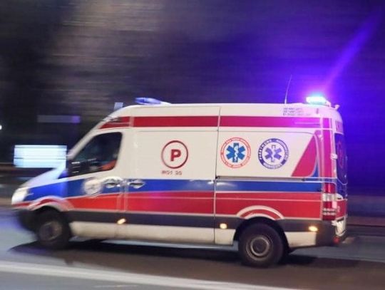 Autem w drzewo. W środku kobieta w ciąży i 8-letnie dziecko