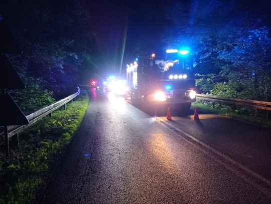 Auto spadło ze skarpy. Nie żyje 17- latek [REGION]