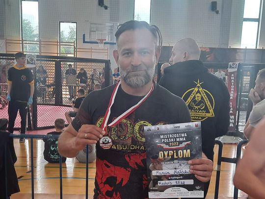 Brąz weterana. Marcin Małecki na podium Mistrzostw Polski MMA