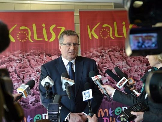 Bronisław Komorowski potwierdził wizytę w Kaliszu