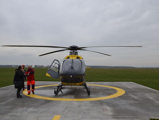 Budowa bazy Lotniczego Pogotowia Ratunkowego ruszyła. Helikopter w Michałkowie stacjonuje już od rok