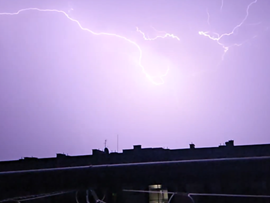 Burze nad Kaliszem. „Zjawisko training storms”