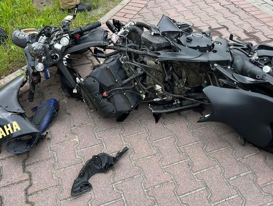 Był reanimowany na miejscu. Motocyklista ciężko ranny