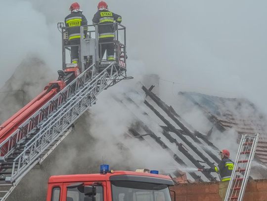 Cerekwica Nowa – pożar budynku mieszkalno – inwentarskiego