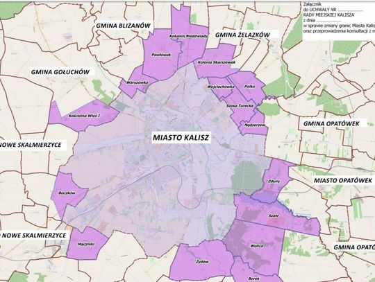 Chcą poszerzyć Kalisz, ale nie wiadomo o jakie tereny