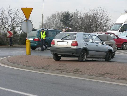 Chwila nieuwagi i kolizja gotowa