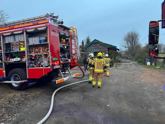 Chwile grozy o świcie. W akcji 8 zastępów straży ZDJĘCIA