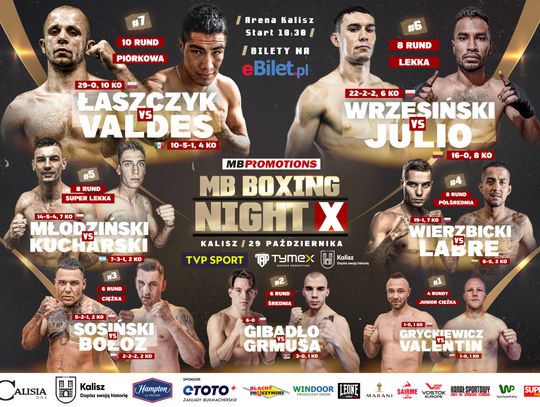 Ciekawa karta walk MB Boxing Night X. Pięściarska gala już w przyszły piątek w Arenie