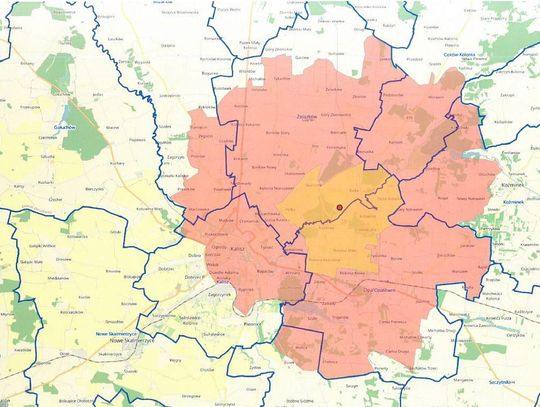 Część Kalisza w obszarze zagrożonym wystąpieniem ptasiej grypy