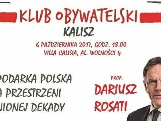 Dariusz Rosati w Kaliszu