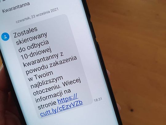 Dostałeś SMS-a o kwarantannie? To oszustwo!