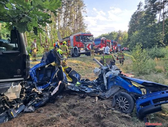 Dramat na DK25. Zderzenie czołowe z tragicznym skutkiem