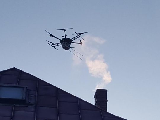 Dron z kolejną misją. Sprawdzał, czym palą kaliszanie ZDJĘCIA