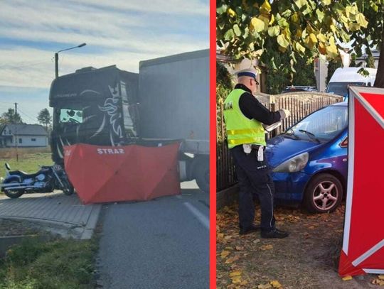 Tragiczny poranek w regionie. Jeden dzień, dwa śmiertelne wypadki