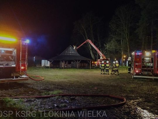 Dwukrotnie płonął bar „Chatka Puchatka” w Opatówku ZDJĘCIA