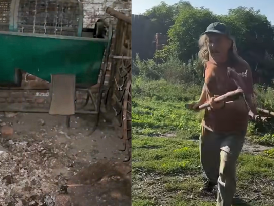 Interwencja DIOZ obok Kalisza. Agresywny właściciel groził łopatą i siekierą WIDEO +18