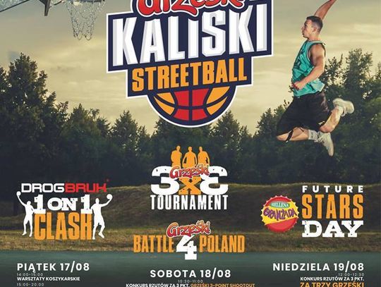 Grześki Kaliski Streetball. Od piątku do niedzieli na Polach Marsowych