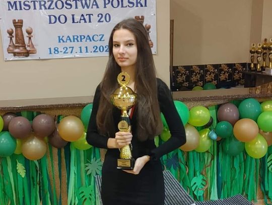 Historyczny medal dla Kalisza. Ewa Barwińska wicemistrzynią Polski w szachach