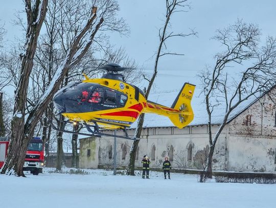 Jaraczewo: helikopter LPR lądował w parku ZDJĘCIA