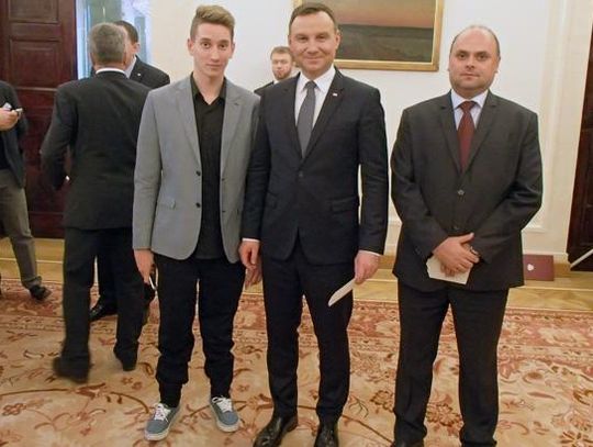 Kaliscy sportowcy na prezydenckim opłatku
