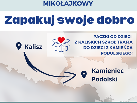 Kaliskie szkoły mogą zrobić paczki dla dzieci z Ukrainy ZGŁOŚ SWOJĄ KLASĘ