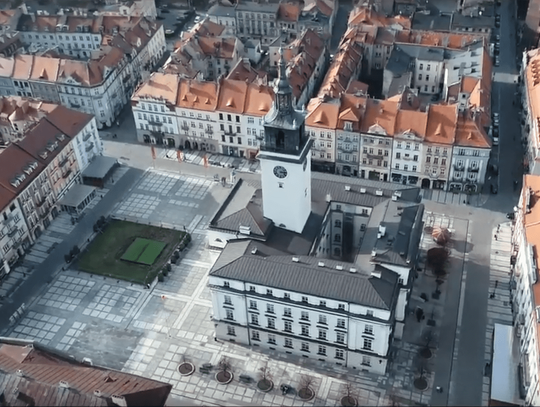 Kalisz z lotu ptaka w dobie pandemii koronawirusa WIDEO