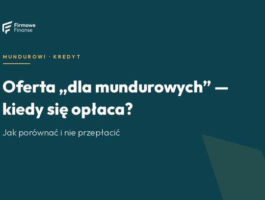 Kiedy „oferta dla mundurowych” naprawdę się opłaca — a kiedy nie