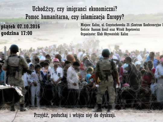 Klub Obywatelski: uchodźcy, czy imigranci ekonomiczni?