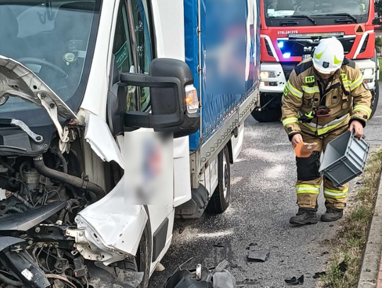 Kobieta nie ustąpiła pierwszeństwa. W aucie dwójka dzieci