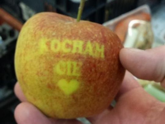 Kocham Cię mówi… jabłko z supermarketu ZDJĘCIA
