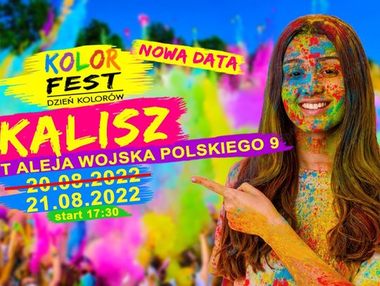 Kolor Fest Kalisz. Najbardziej kolorowa impreza już w tę niedzielę