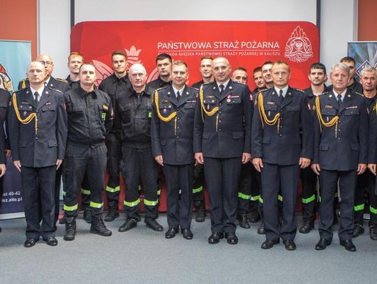 25 lat w służbie. Komendant kaliskiej straży pożarnej przeszedł na emeryturę