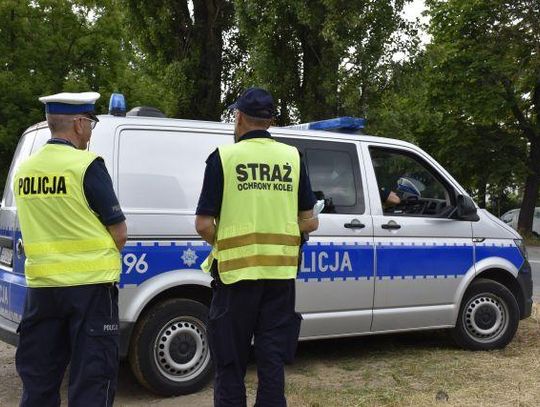 Kontrole policji i funkcjonariuszy SOK na przejazdach kolejowych WIDEO