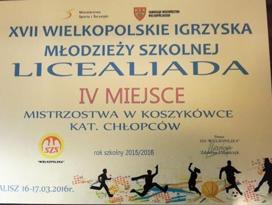 Koszykarze II LO w wielkopolskiej „czwórce”