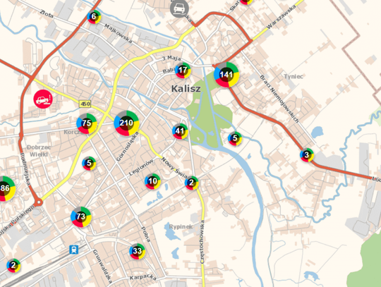 Krajowa Mapa Zagrożeń Bezpieczeństwa. W Kaliszu ponad 4300 zgłoszeń