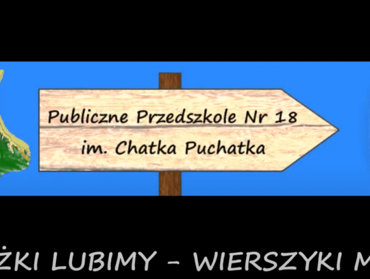 „Książki lubimy – wierszyki mówimy”. Przedszkolaki nagrały filmik dla bibliotekarzy WIDEO