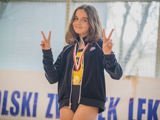 Lekkoatletycze rekordy w hali przy Łódzkiej. Trzy medale młodzików UKS 12 Kalisz (ZDJĘCIA)