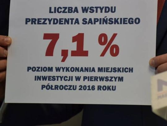 Liczba wstydu Grzegorza Sapińskiego