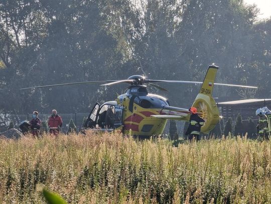 LPR lądował przy ul. Rzymskiej w Kaliszu ZDJĘCIA