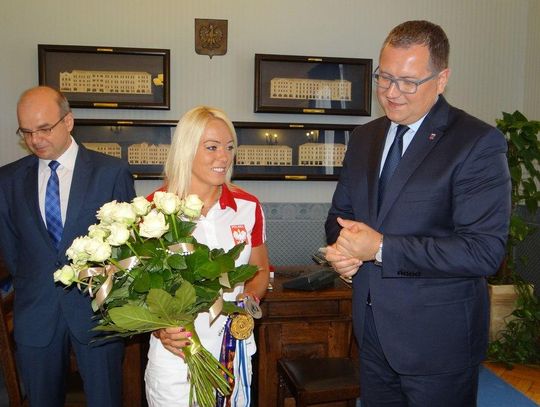 Marta Walczykiewicz z medalami u prezydenta