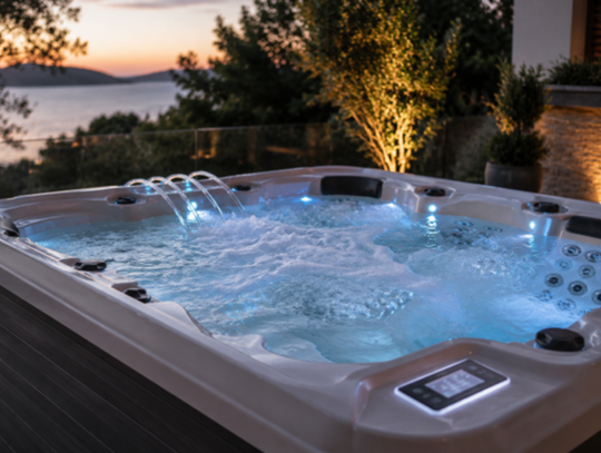 Masaż wodny i powietrzny w jacuzzi ogrodowym – różnice i korzyści, podpowiada JuraSPA